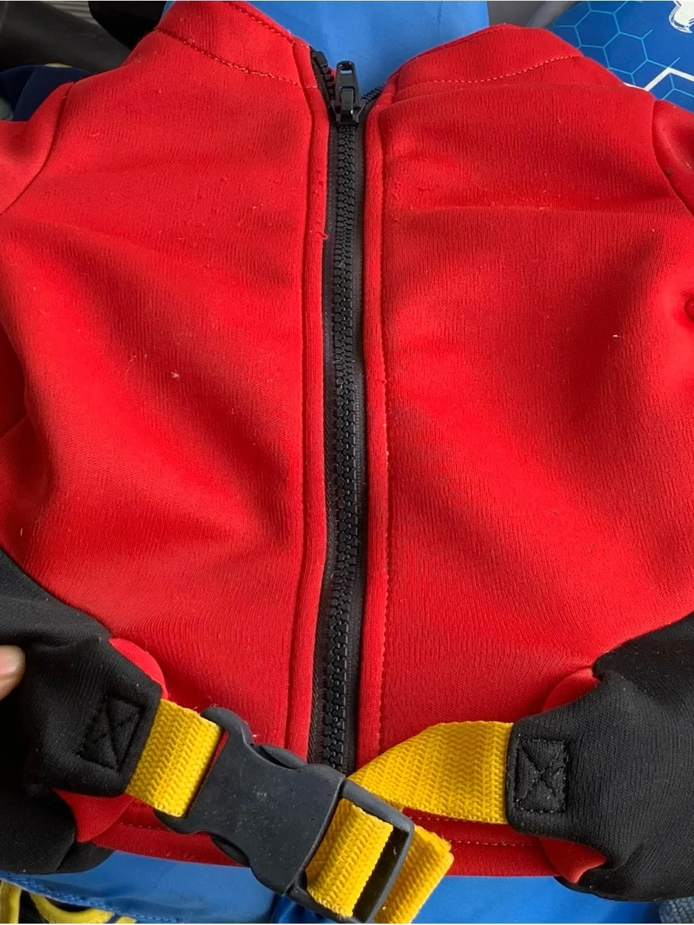 Red Kids 'Next-Gen Racer' water lifeguard jacket